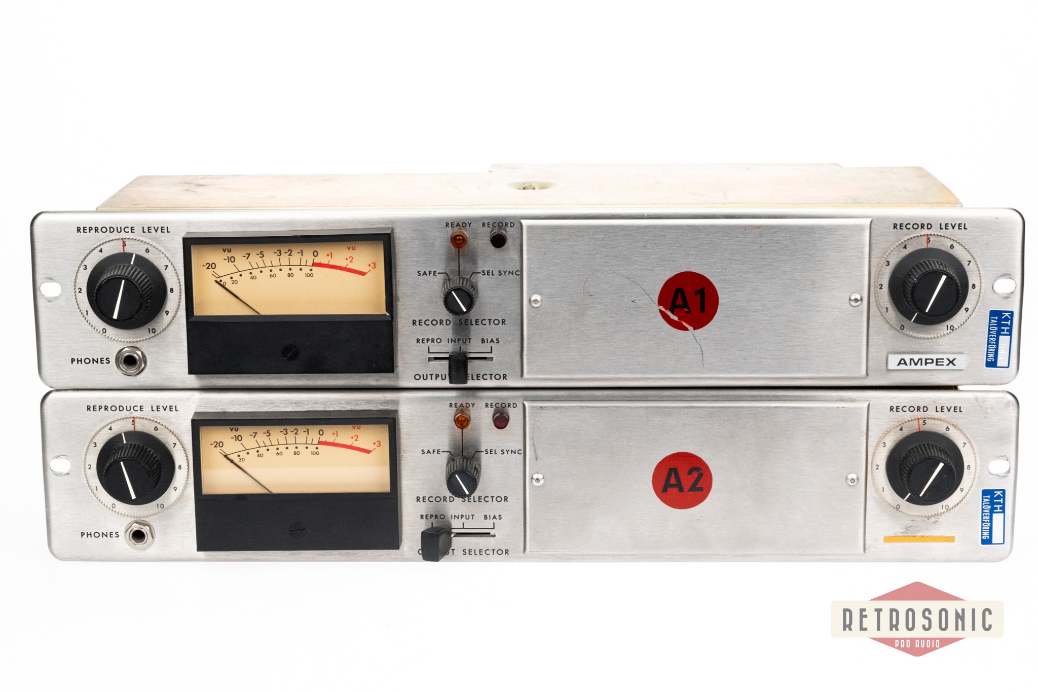 Ampex AG-440 Preamp Amp Module Pair