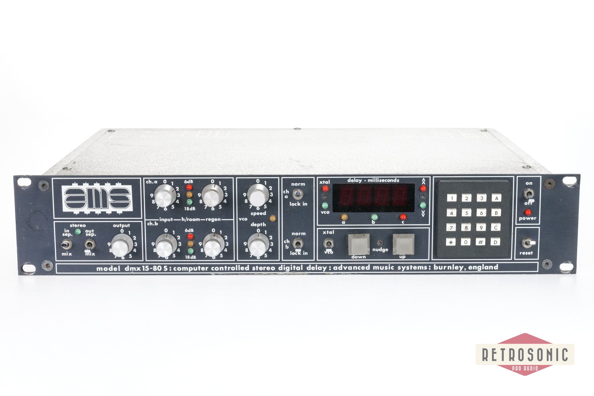 AMS Delay 15-80 S Computer Controlled Stereo Digital Delay