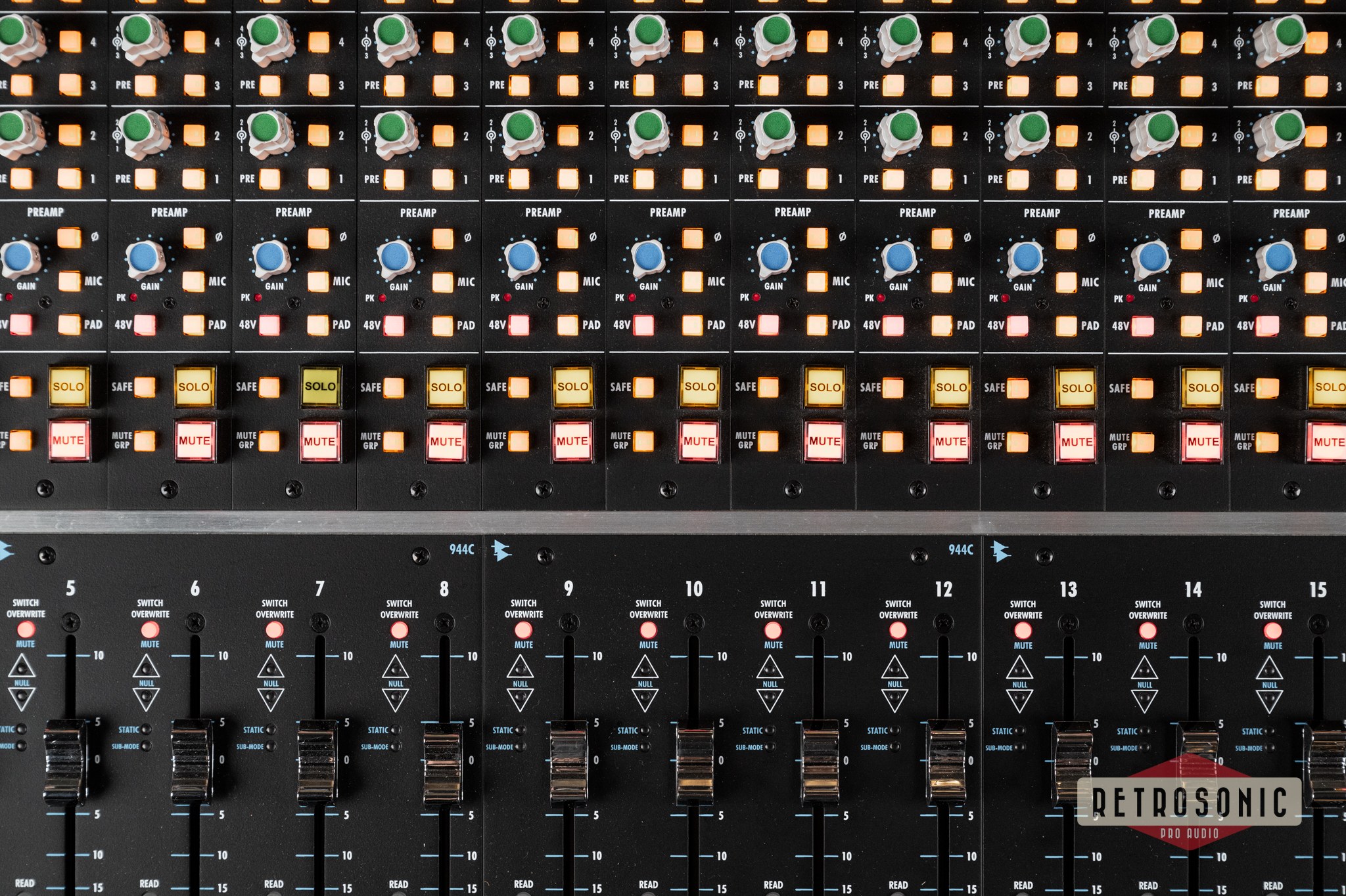 Api Audio 1608-IIA Mixing Console with Automation