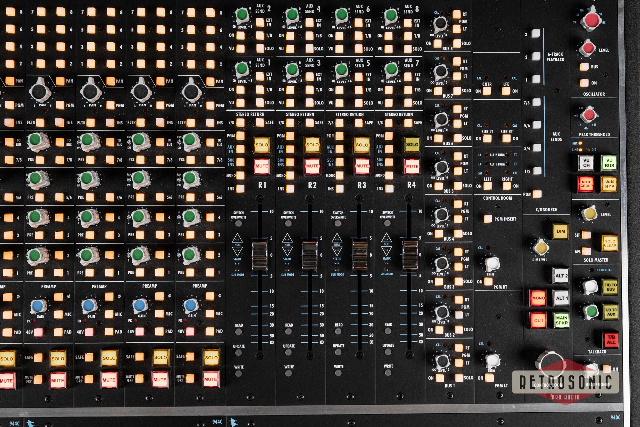 Api Audio 1608-IIA Mixing Console with Automation