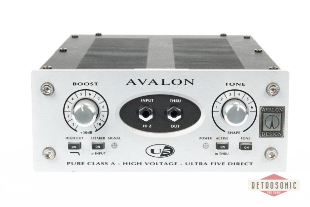 Avalon U5 Mono Instrument DI Preamp