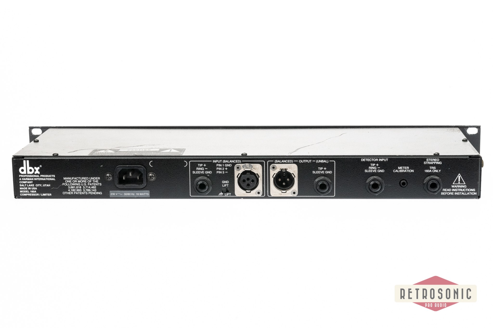 dbx 160 コンプレッサー / リミッター 通電確認 - 楽器、器材