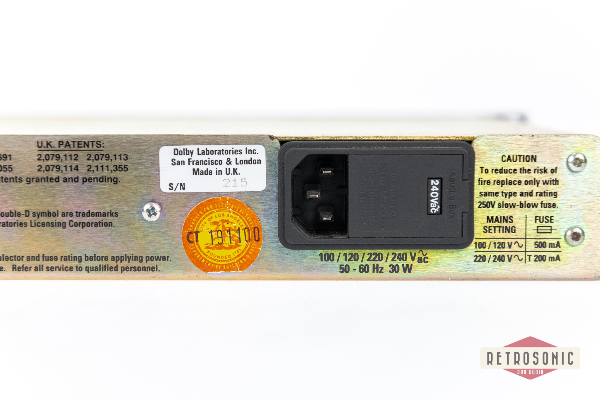 Dolby 740 Spectral Processor #2