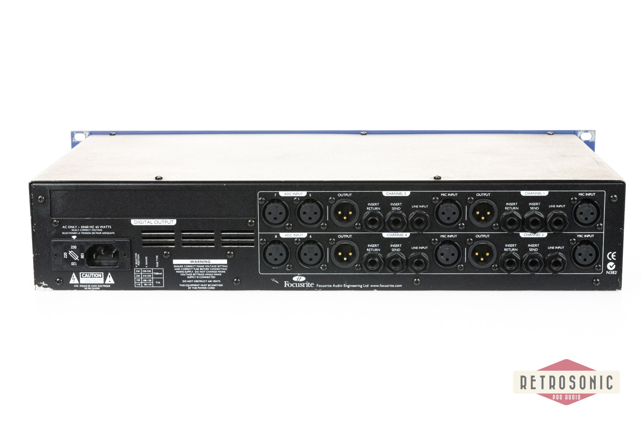 Focusrite ISA 428, 4-ch Mic Preamp