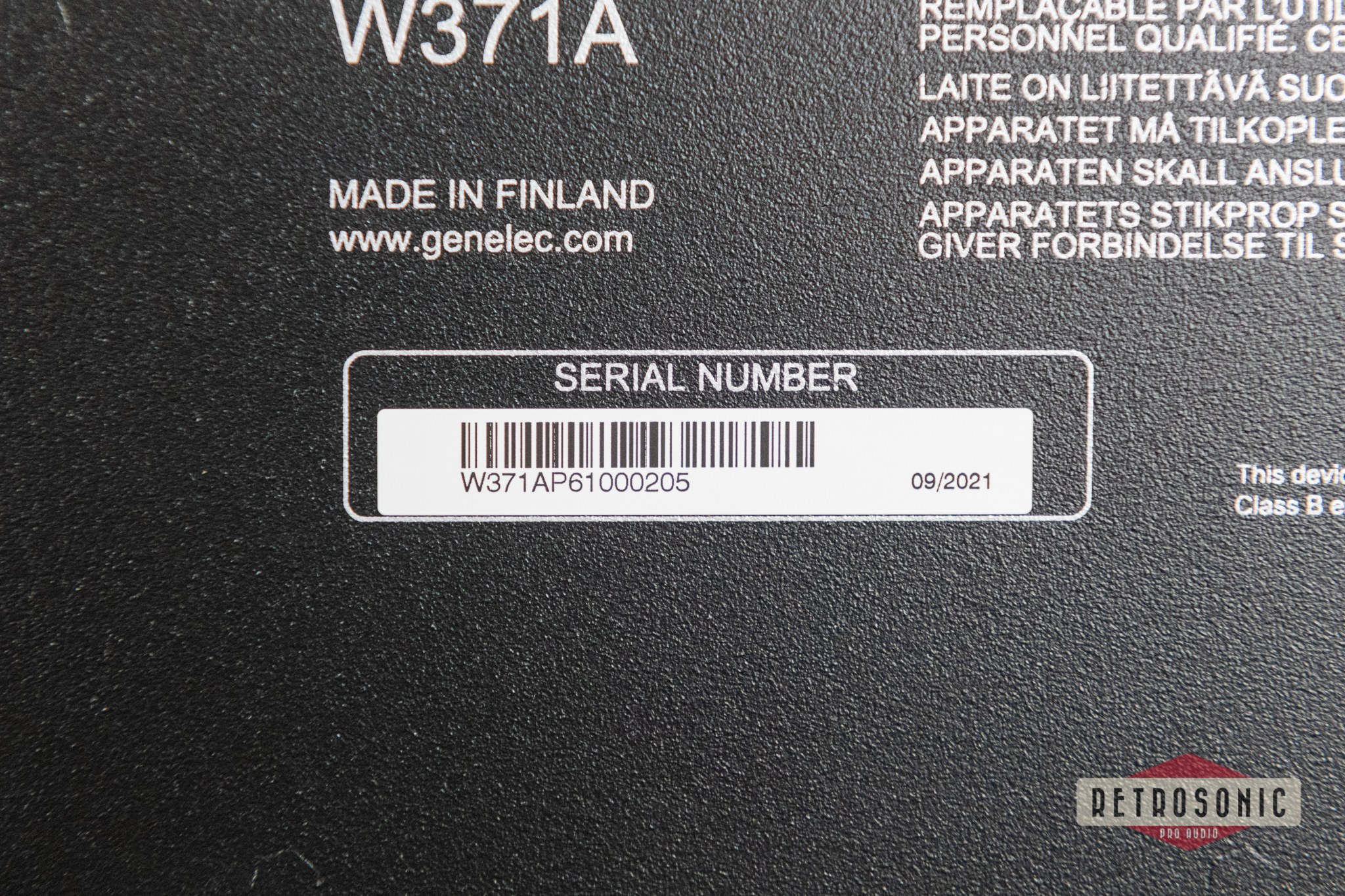 Genelec W371A SAM™ Woofer System PAIR