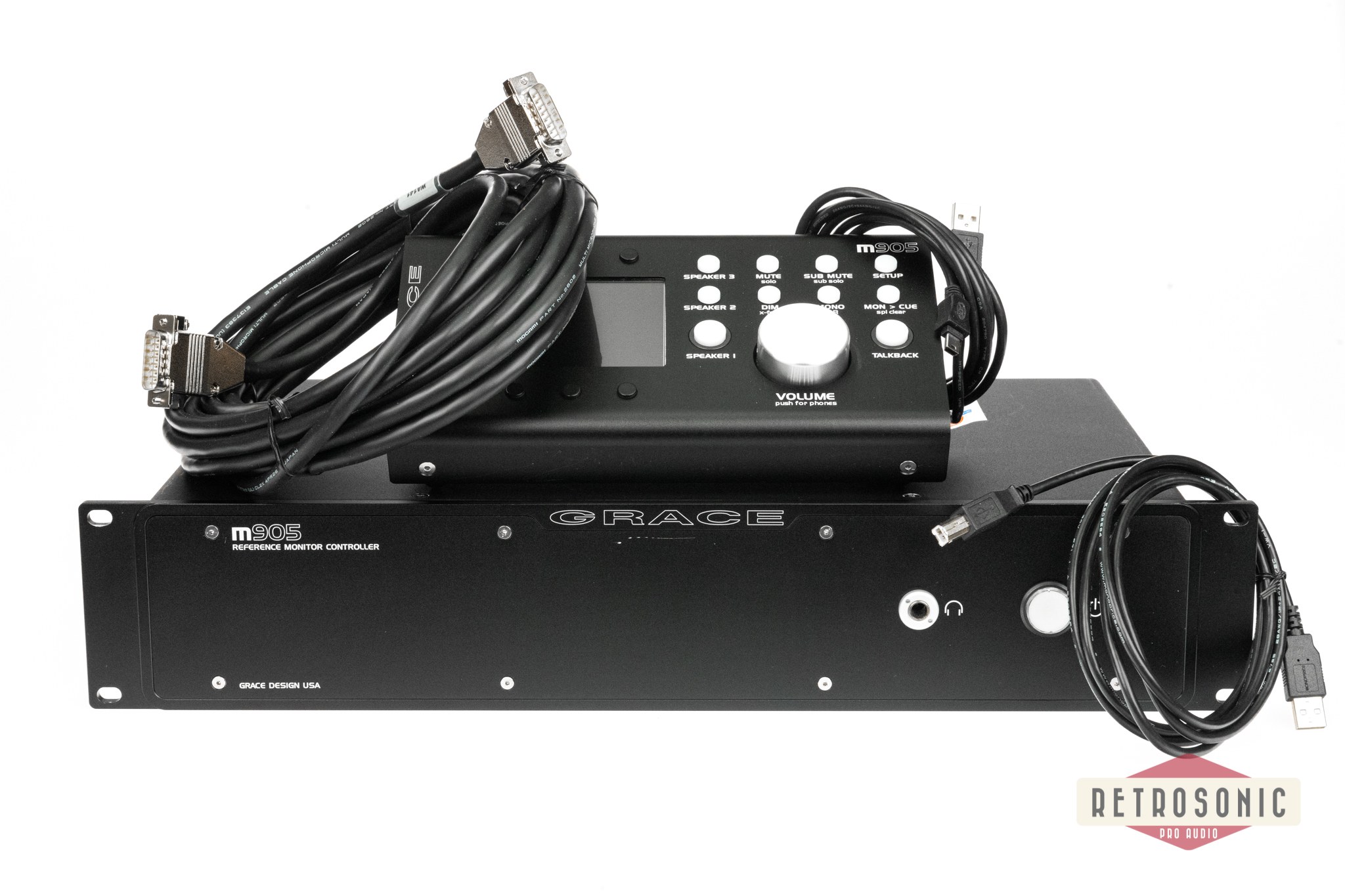 Grace Design M905 Reference Stereo Monitor Controller Black