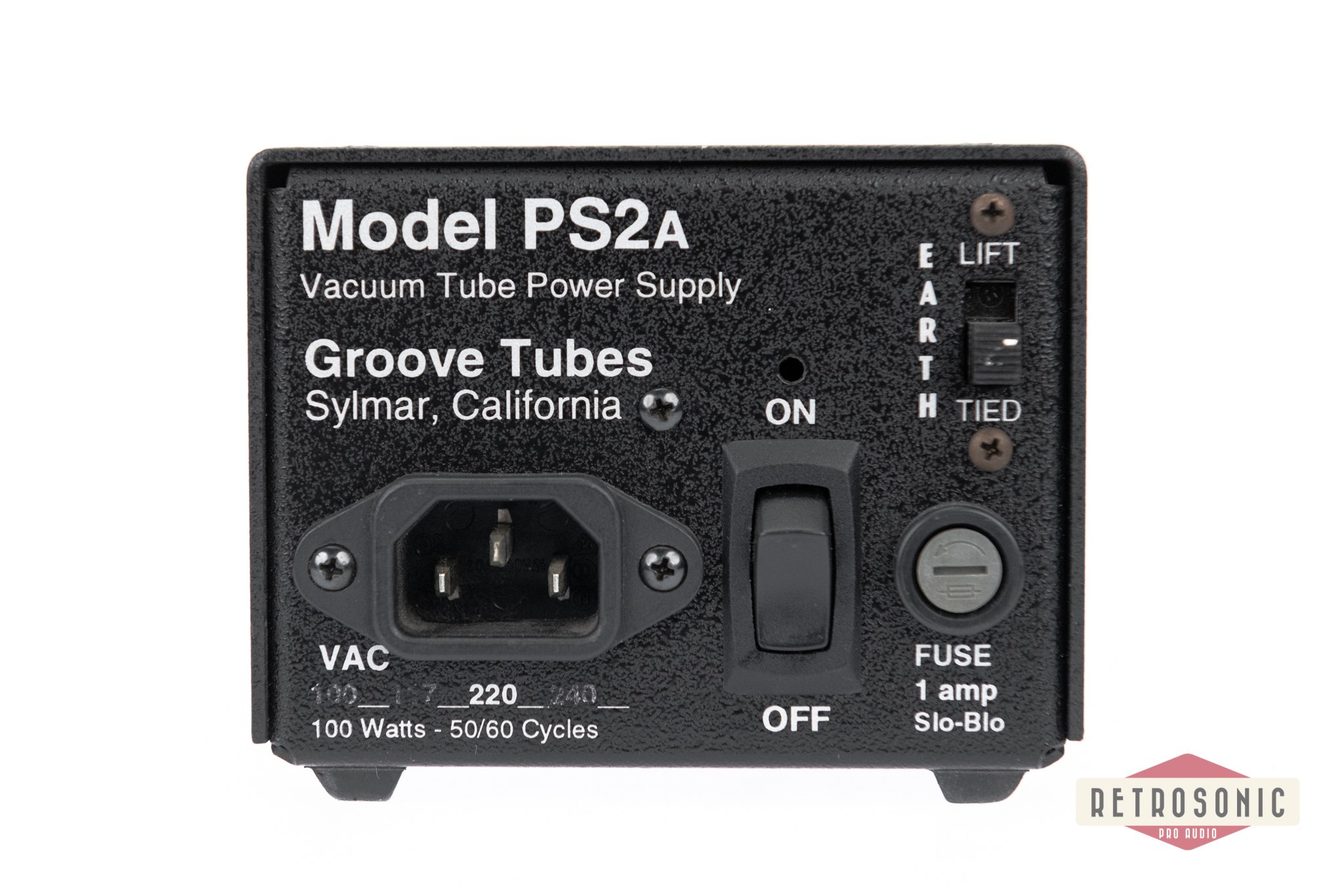 Groove Tubes Model PS2A  Dual Vacuum Tube PSU w. cables