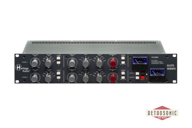 Heritage Audio 609A Elite Stereo/Dual Mono Compressor Limiter