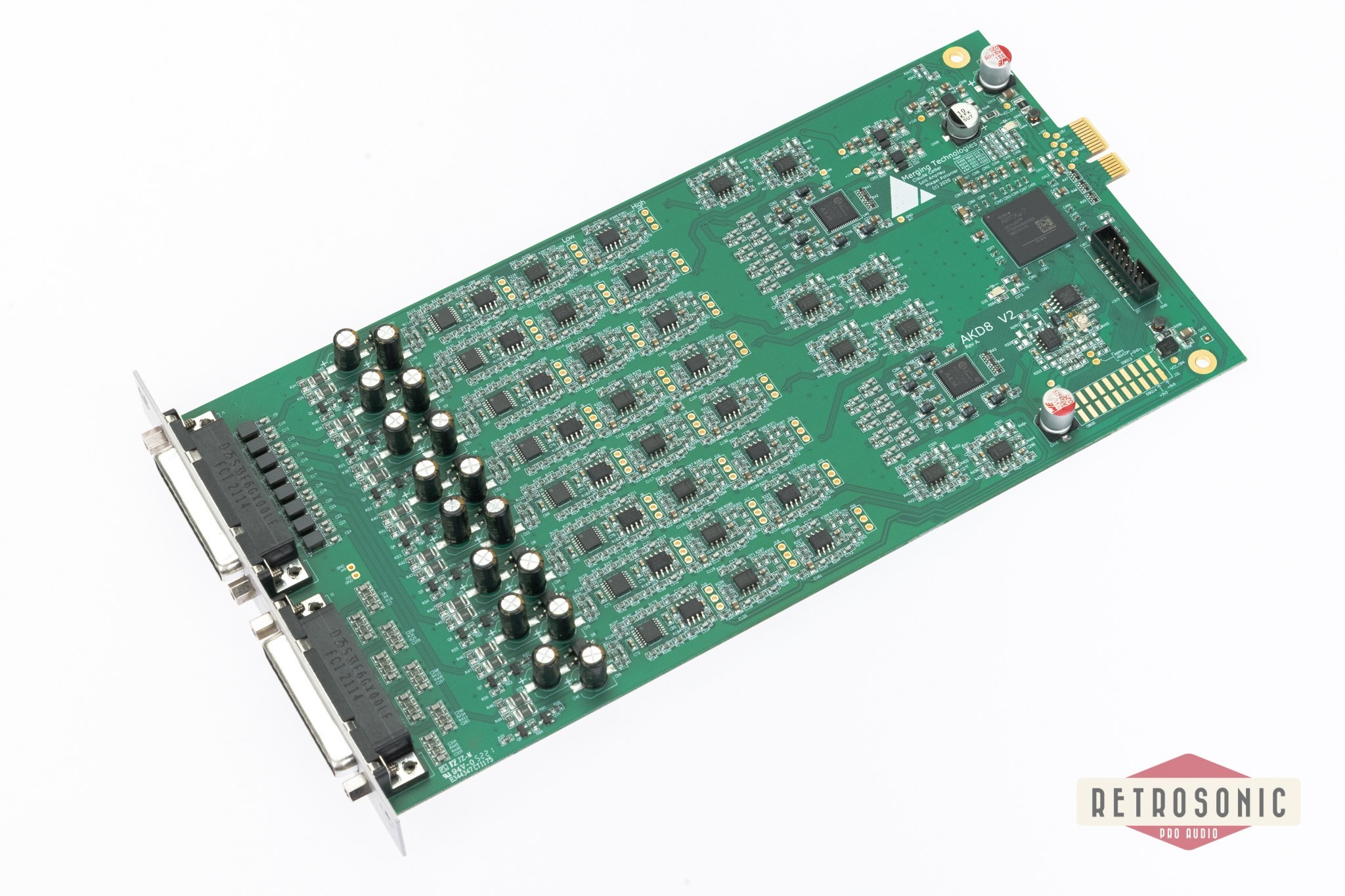 Merging AKDG8DS Horus/Hapi 8-Channel Mic/Line Dual Gain AD-module to 192 kHz