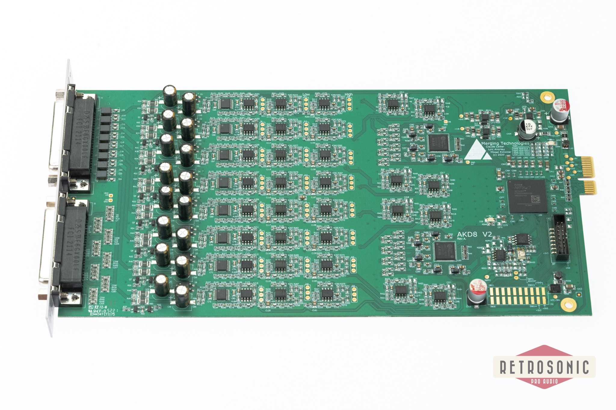 Merging AKDG8DS Horus/Hapi 8-Channel Mic/Line Dual Gain AD-module to 192 kHz