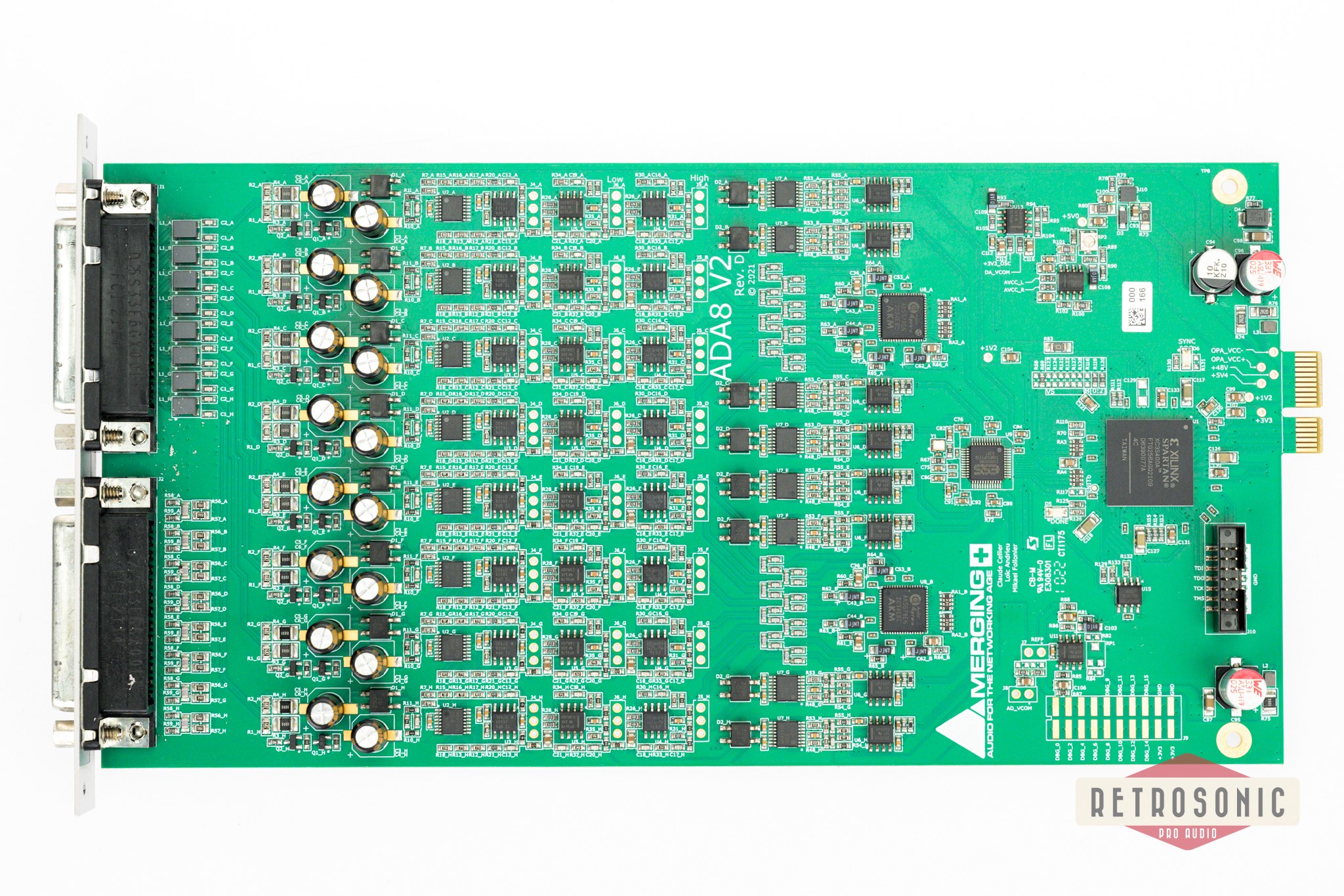 Merging Horus/Hapi 8 channel Mic/Line A/D & DA module up to 192 kHz V2