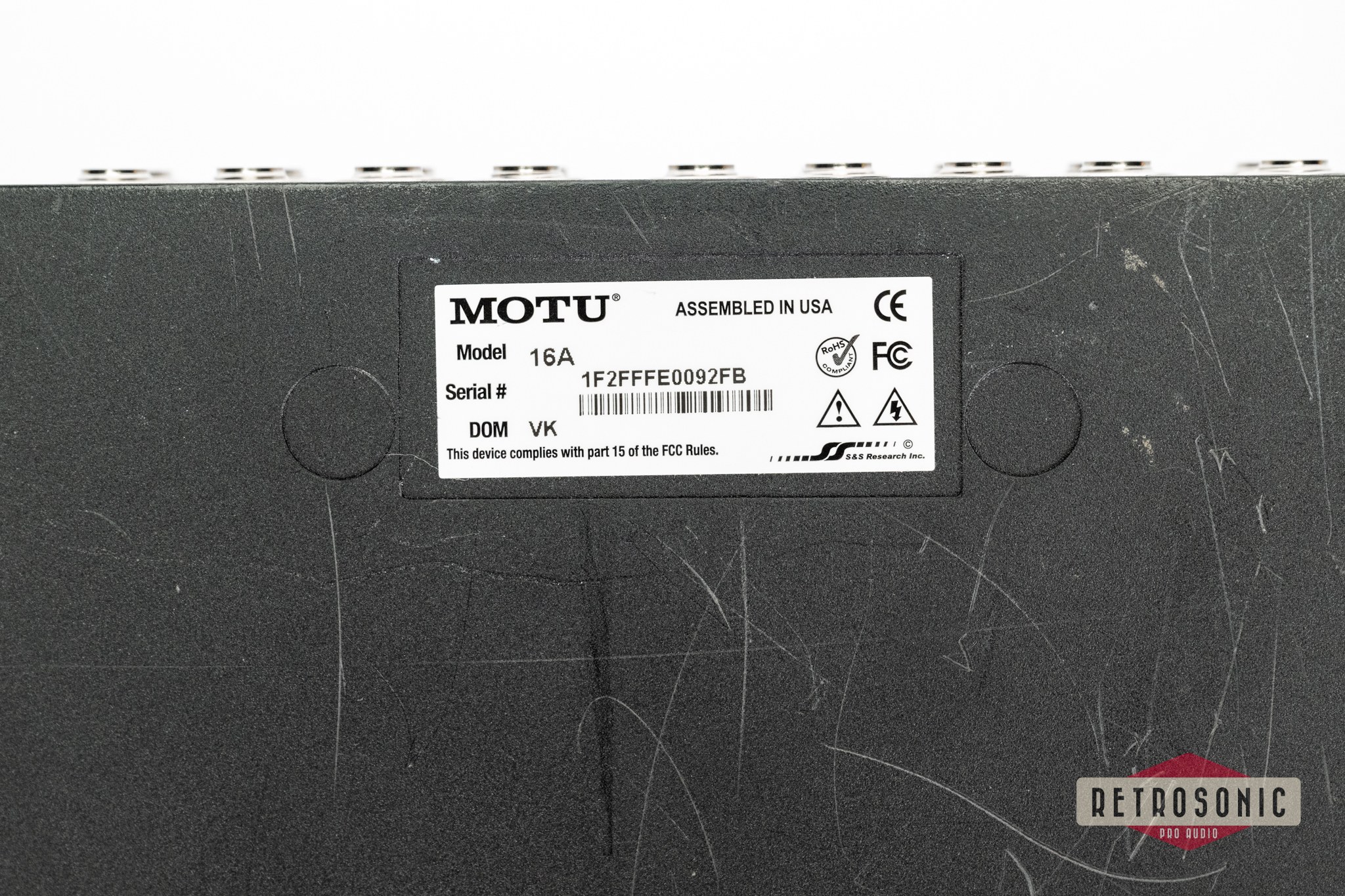 Motu 16A AVB USB 16-ch ADDA