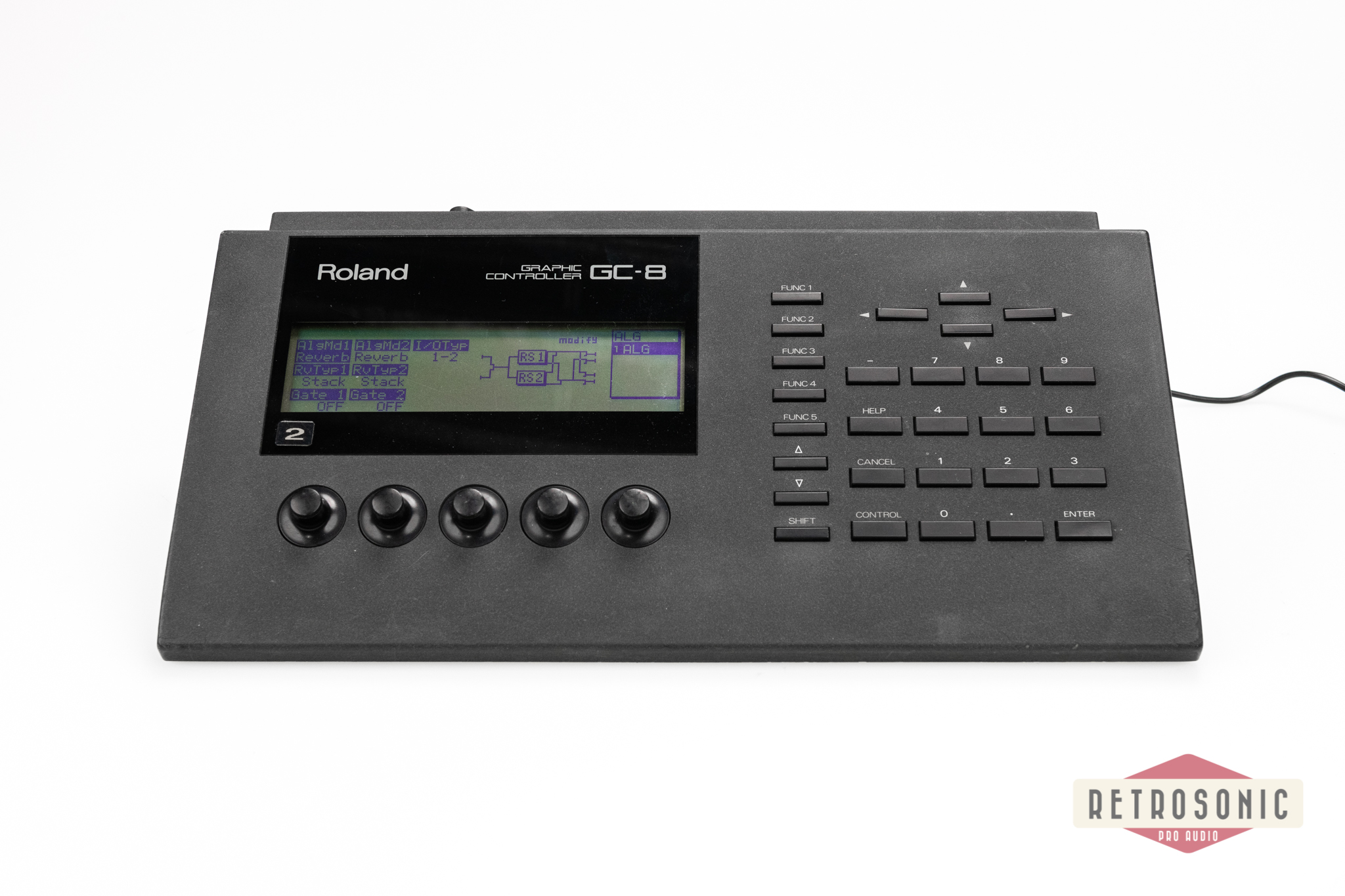 Roland R-880 Digital Reveb w. GC-8 Graphic Controller