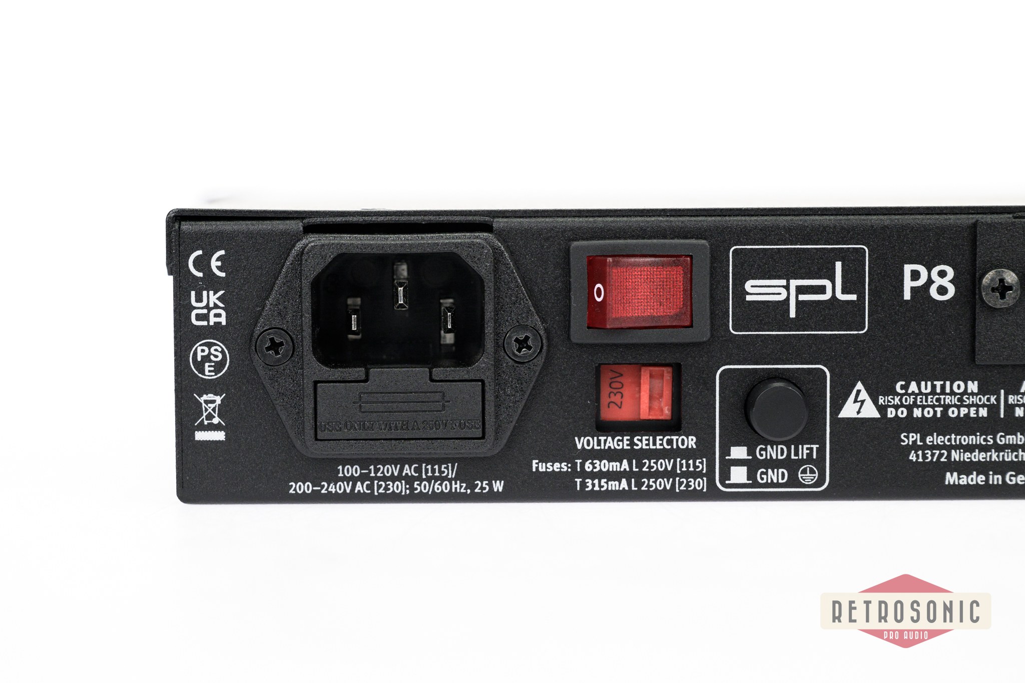 SPL P8 + ADC8 8-Channel Microphone Preamplifier and A/D Converter