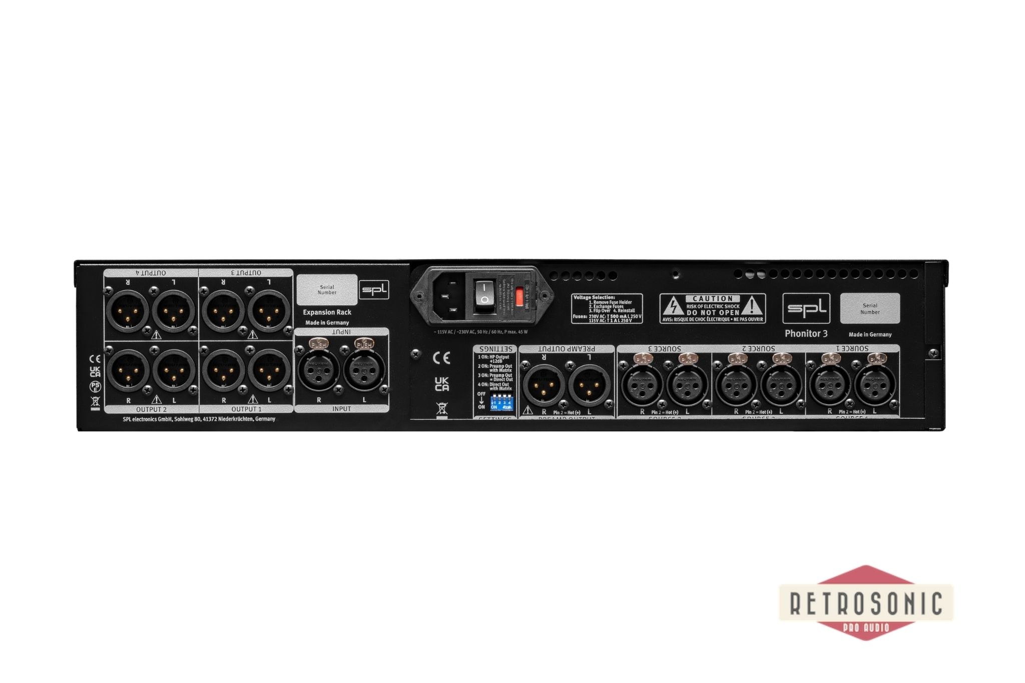 SPL Phonitor 3 DAC + Expansion Rack