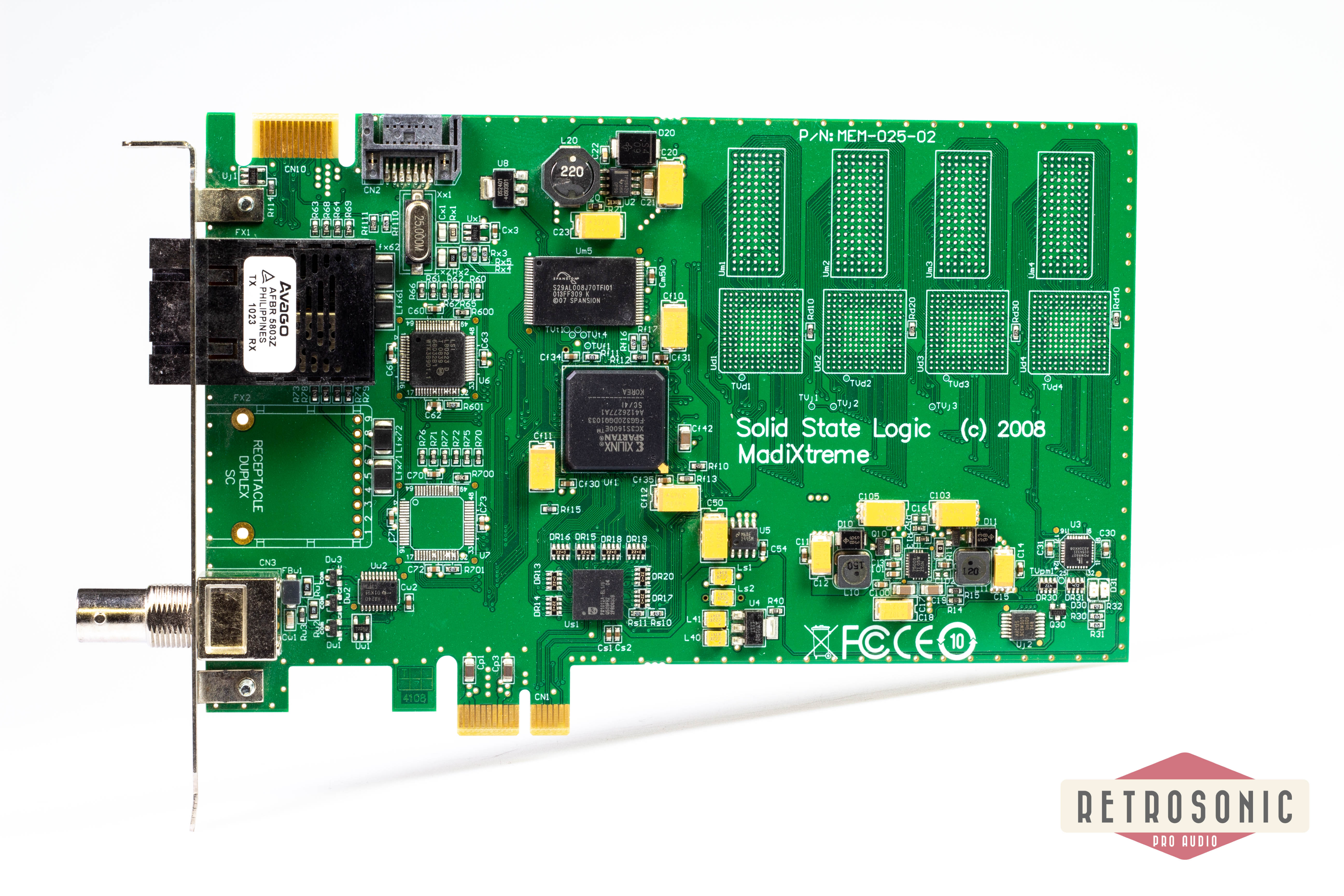 SSL MadiXtreme 64-channel PCIe-MADI card