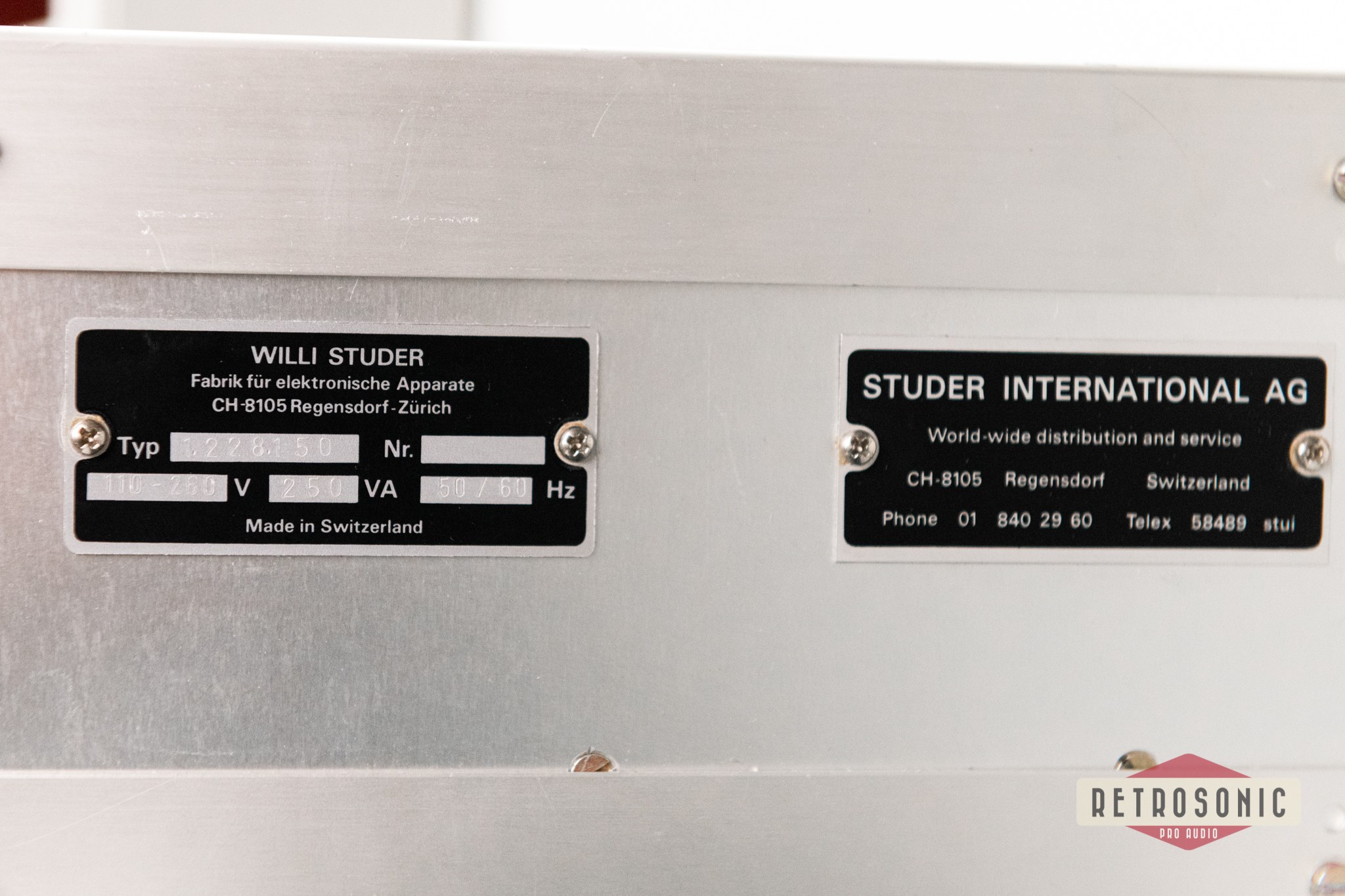 Studer Tapelock System 2000 with Programmer (not tested)