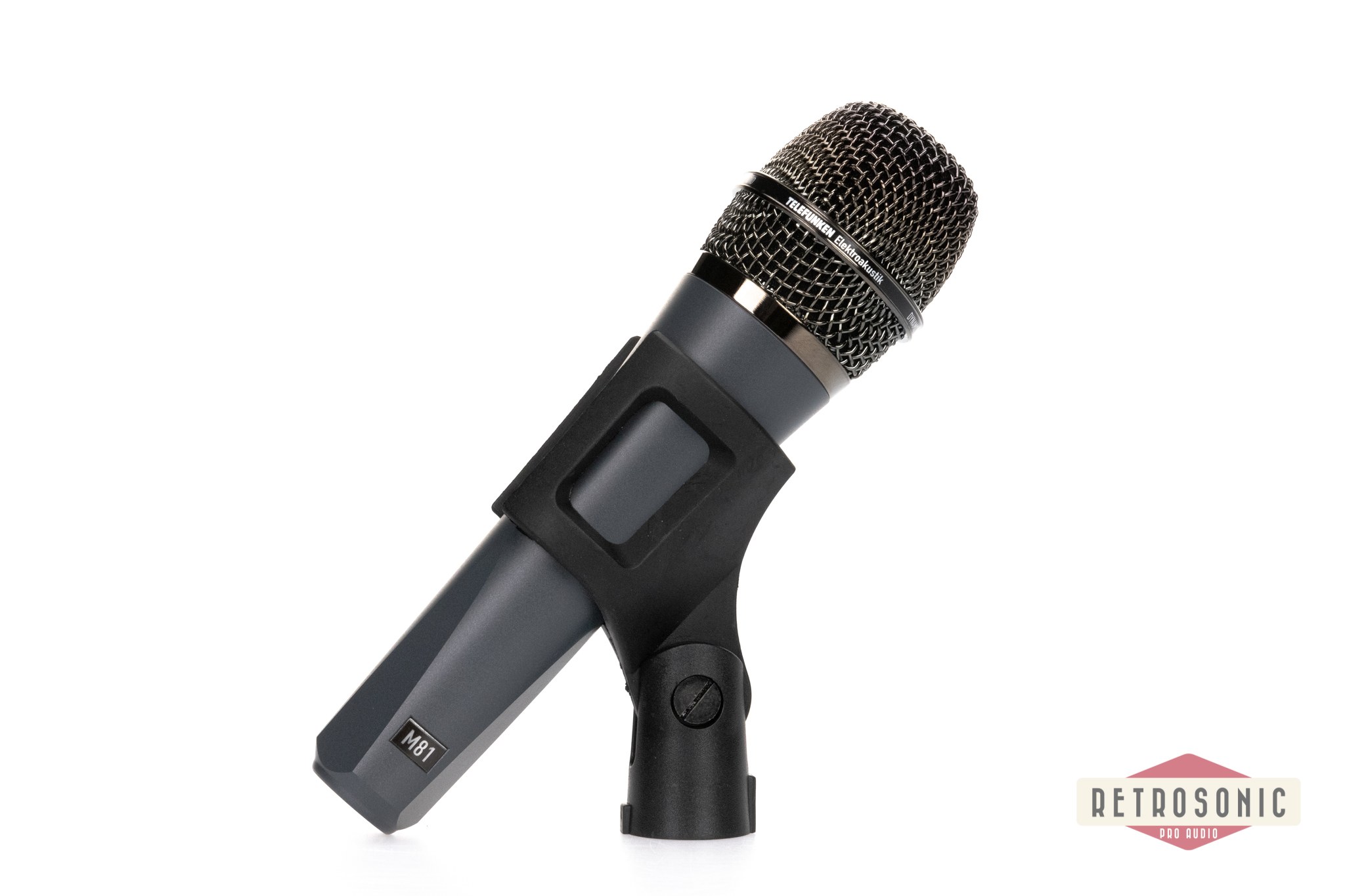 Telefunken M81 Dynamic Microphone Gray with Black Nickel grille