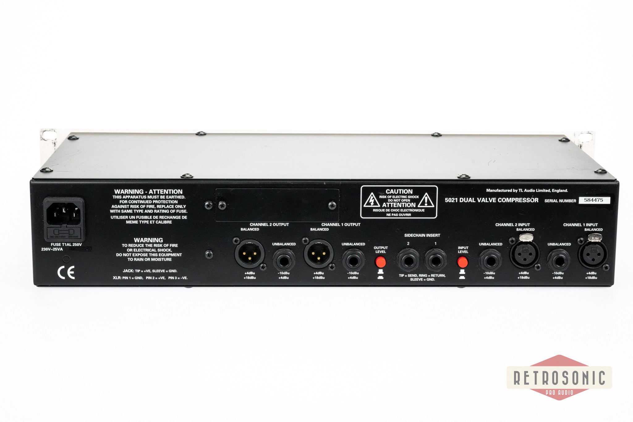 TL Audio Ivory 5021 Dual Valve Compressor