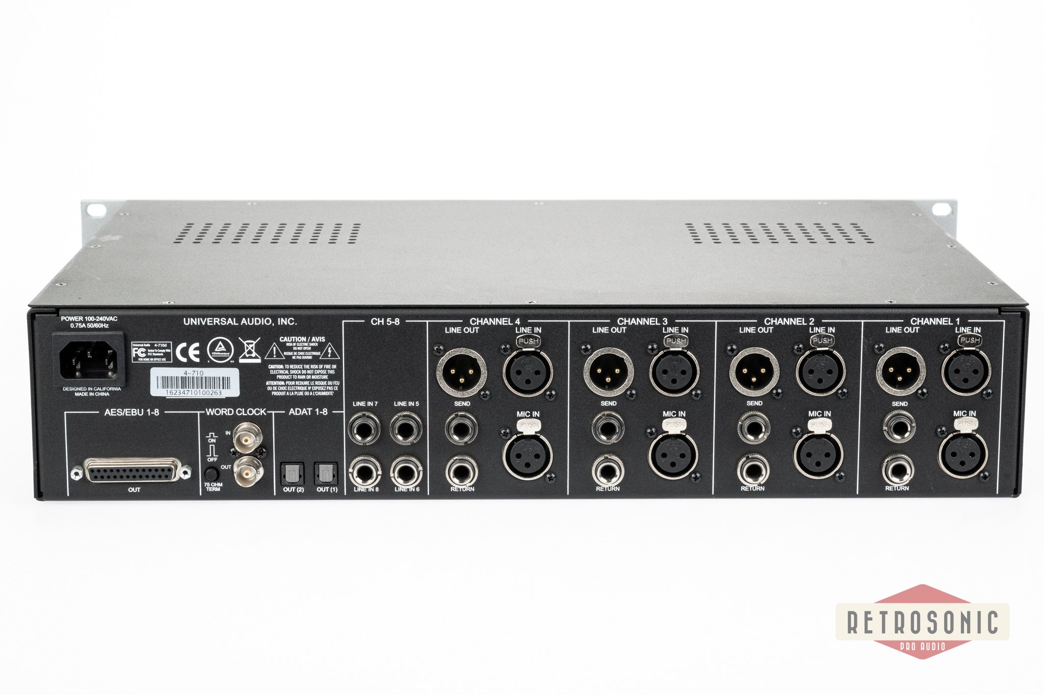 UA 4-710d 4-Channel Preamp