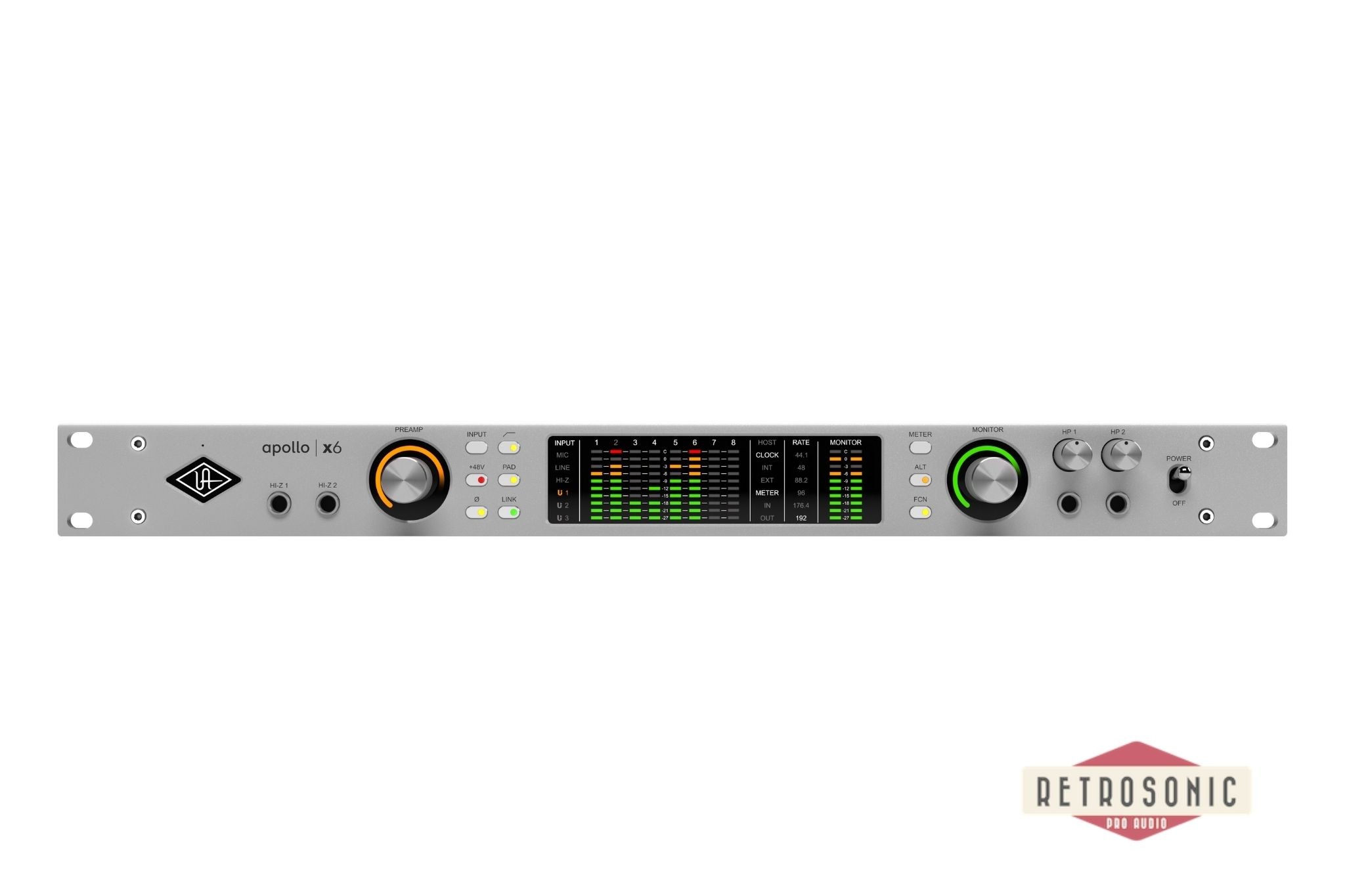 Universal Audio Apollo x6 Gen 2 STU (Rack/TB3/MAC/WIN)