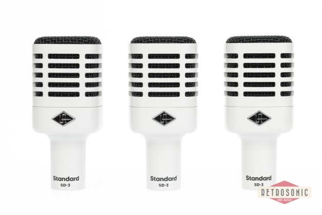 Universal Audio SD-3 Dynamic microphone 3-Pack with Hemisphere Modeling