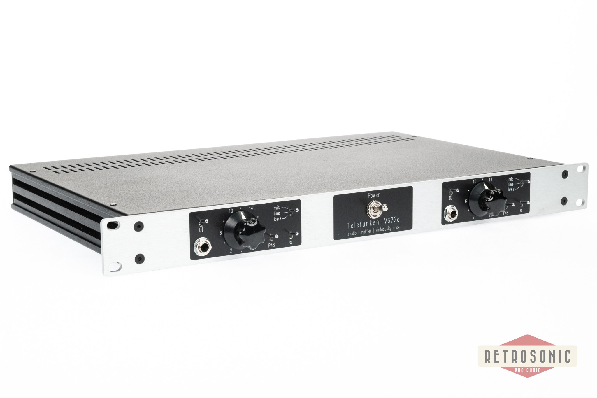 VTC Telefunken V672a 2-Channel Preamp Rack