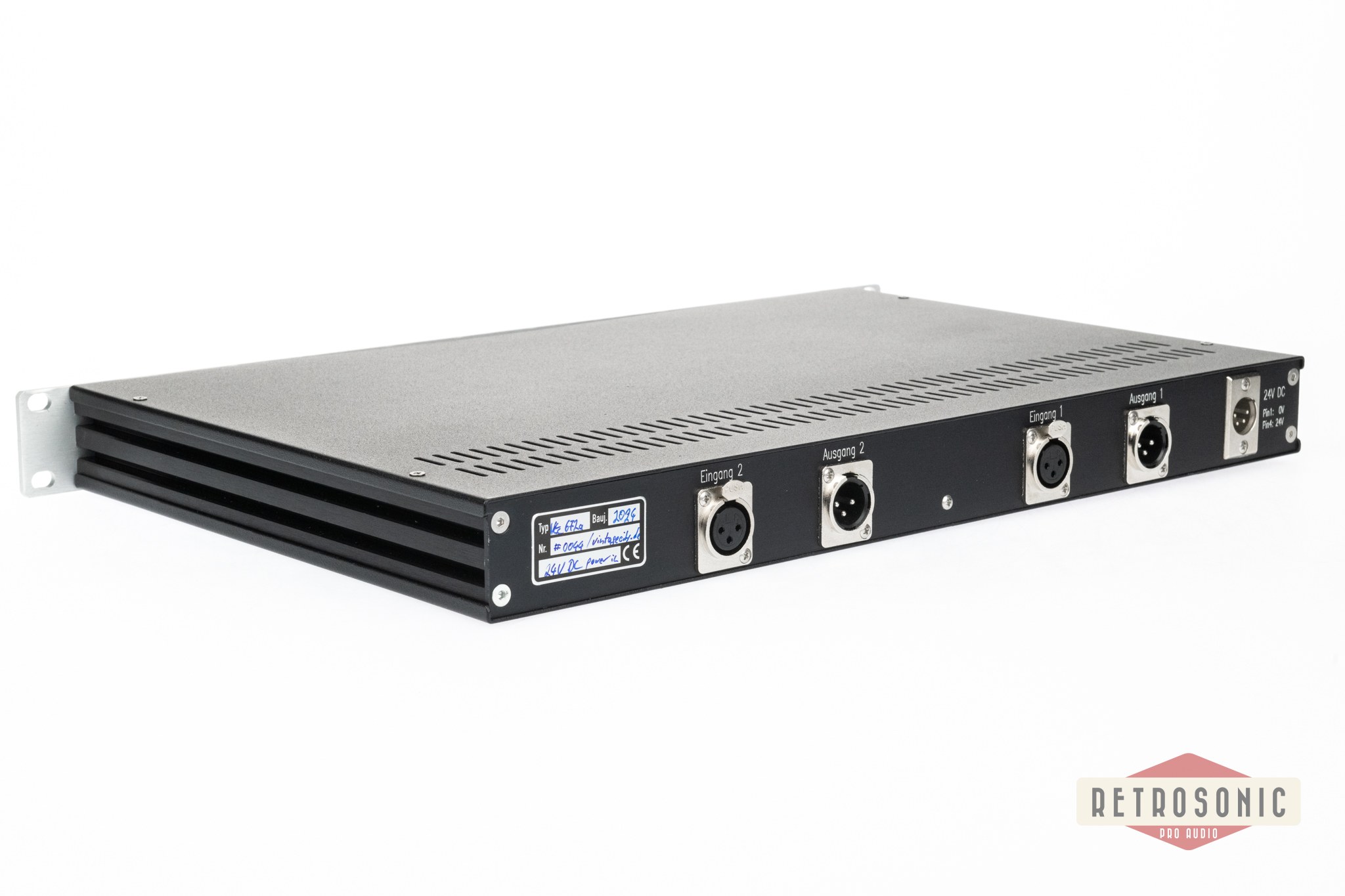 VTC Telefunken V672a 2-Channel Preamp Rack